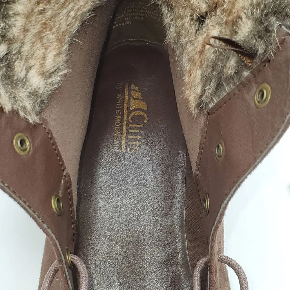 Cliffs By White Mountain Pearson Ankle Boot Women's Size 10 Brown